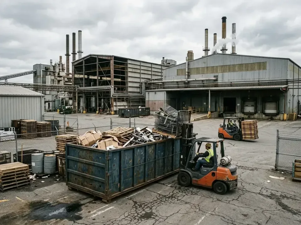 industrial-factory-scrap-conta-003 — frequently asked questions, Cheap Roll-off Dumpster Rentals in Sauk City, WI